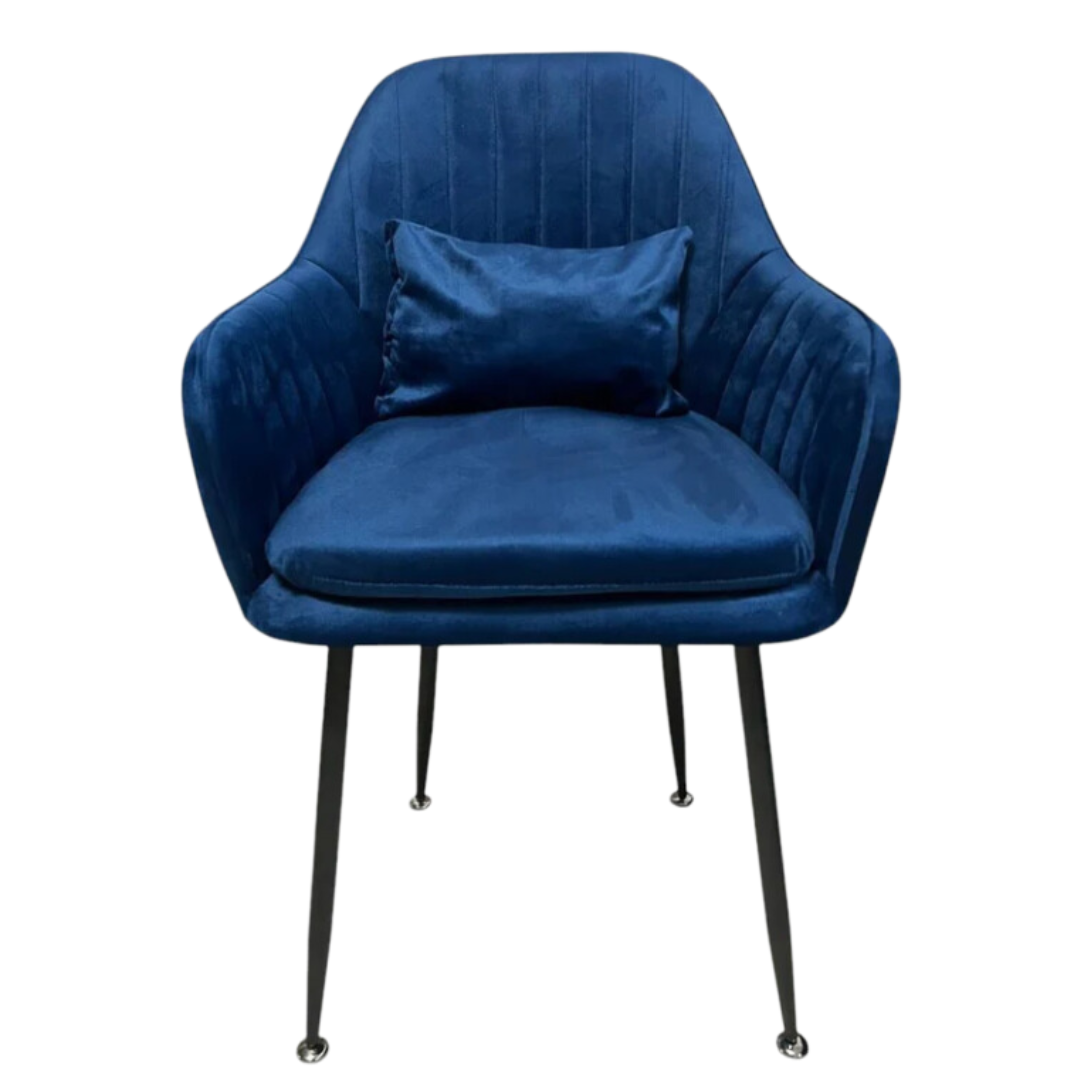 Стилен Трапезен стол Ивон + подарък възгалвничка - 3 цвята