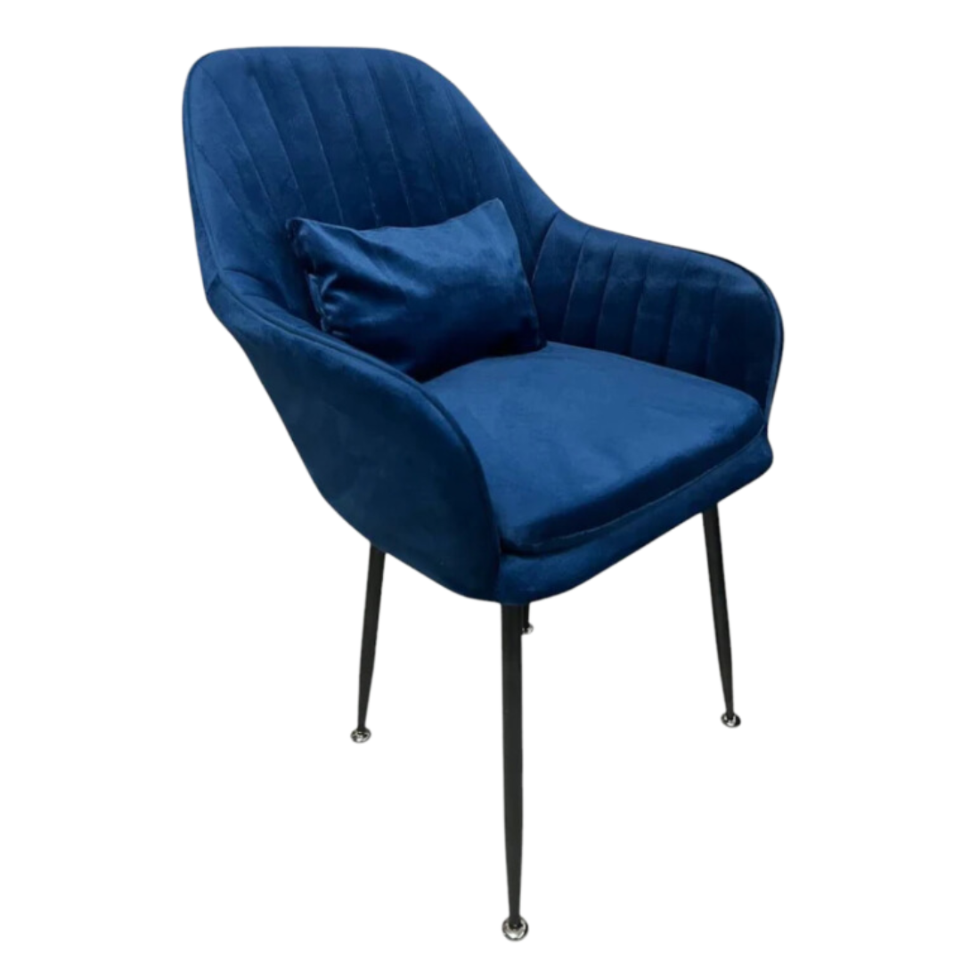 Стилен Трапезен стол Ивон + подарък възгалвничка - 3 цвята