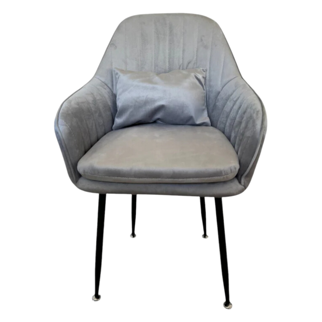 Стилен Трапезен стол Ивон + подарък възгалвничка - 3 цвята