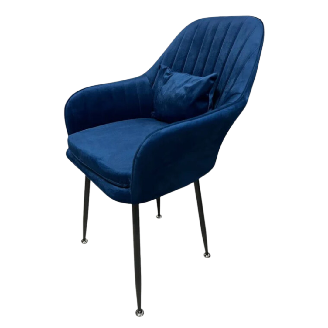 Стилен Трапезен стол Ивон + подарък възгалвничка - 3 цвята