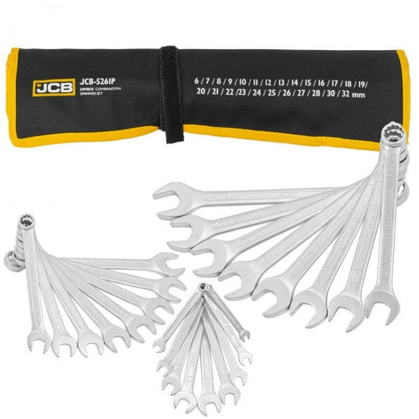 Комплект Звездогаечни Ключове JCB 25 броя 6-32мм 5261P – alt