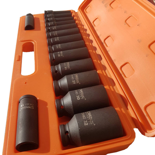 Немски Вложки ударни 15 броя 1/2" StahlMayer – alt